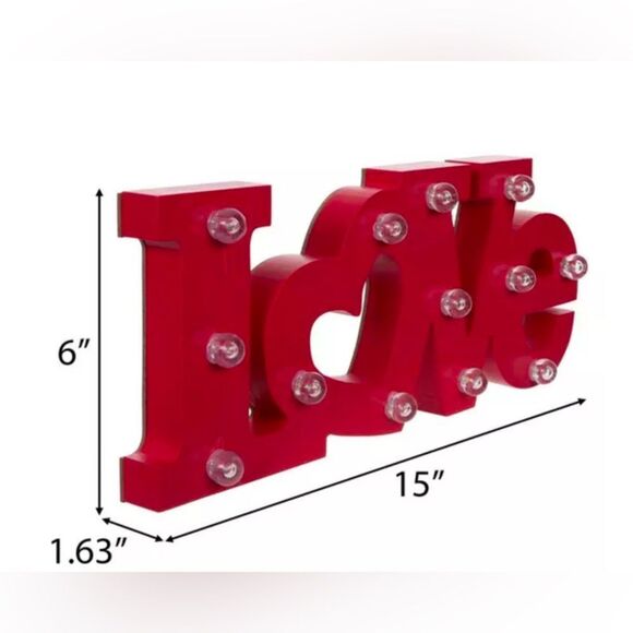 ❤️❤️❤️❤️Love LED Light Up - Picture 2 of 4